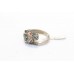 Sterling silver 925 Women's Marcasite stone cougar wild cat ring size 16